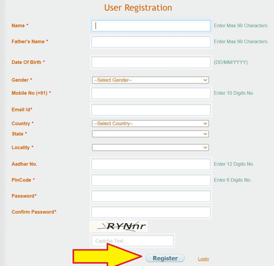 चंडीगढ़ विवाह प्रमाण पत्र ऑनलाइन आवेदन- Marriage Certificate Registration Chandigarh 8 chandigarh-vivah-panjikarn-form
