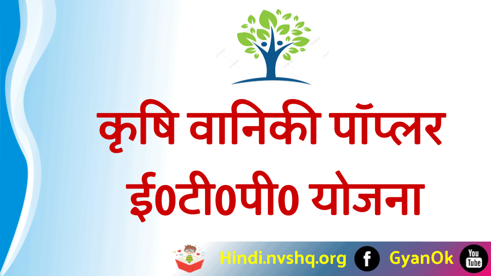 कृषि वानिकी (पॉप्लर ई0टी0पी0) योजना 2024 | Krishi Vaniki Poplar ETP Yojana 3 कृषि-वानिकी-पॉप्लर-ई0टी0पी0-योजना