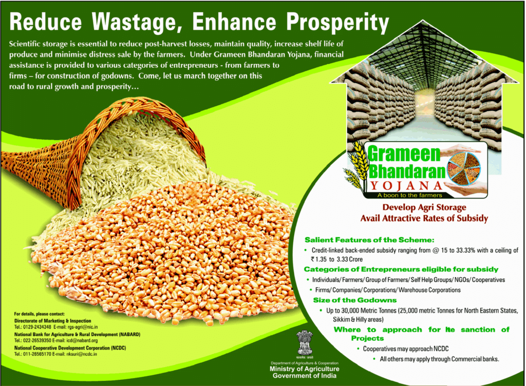 ग्रामीण भंडारण योजना ऑनलाइन आवेदन - Warehouse Subsidy Scheme 4 ग्रामीण भंडारण योजना रजिस्ट्रेशन