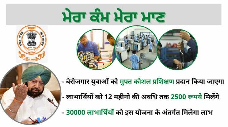 पंजाब मेरा काम मेरा मान योजना रजिस्ट्रेशन, पात्रता व चयन प्रक्रिया 3 पंजाब मेरा काम मेरा मान योजना