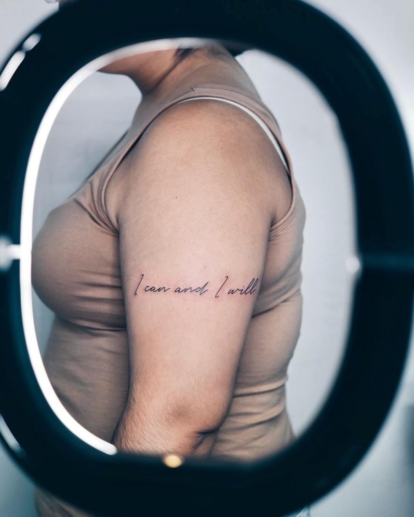 101 Most Popular Tattoo Designs and Their Meanings 24 I can and i will