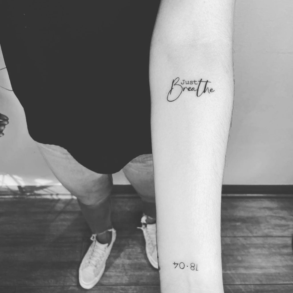 101 Most Popular Tattoo Designs and Their Meanings 18 just breathe