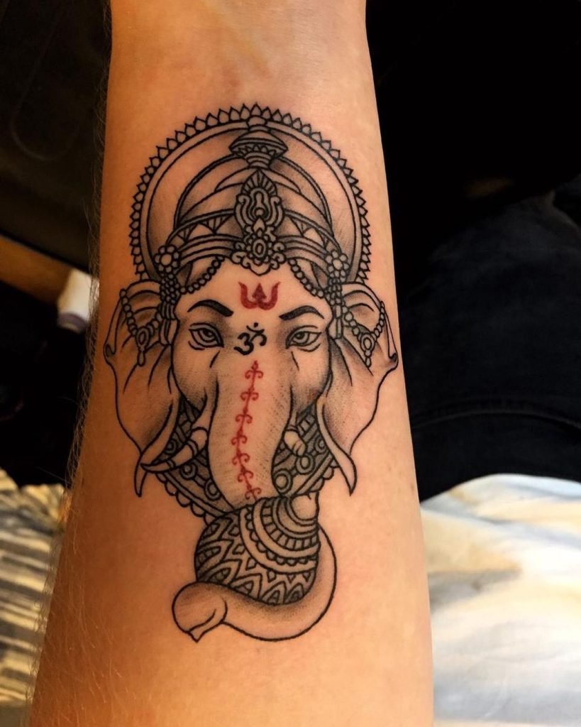 101 Most Popular Tattoo Designs and Their Meanings 7 the elephant headed lord ganesha