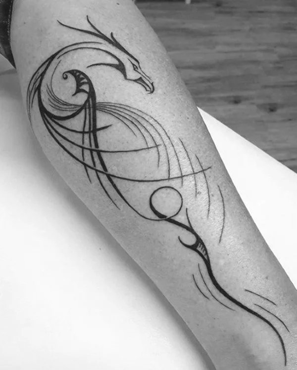 101 Most Popular Tattoo Designs and Their Meanings 50 the minimalist dragon tatoo design