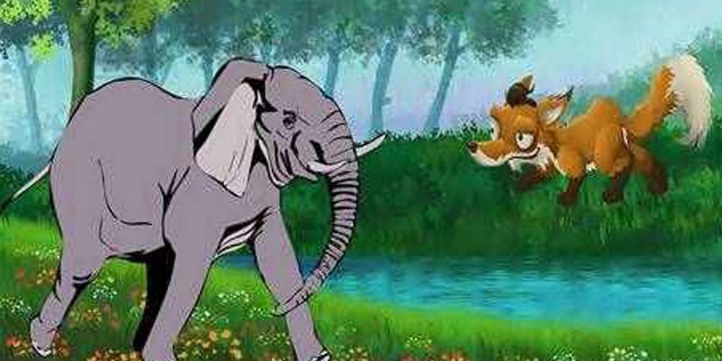 हिंदी नैतिक कहानियां - Short Moral Stories in Hindi 11 Elephant-jackal-moral-story-in-hindi