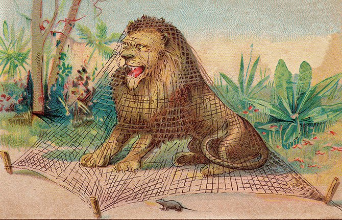 हिंदी नैतिक कहानियां - Short Moral Stories in Hindi 10 Lion-and-mouse-story