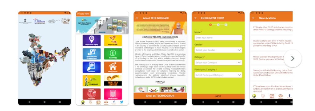 pmayuclap.gov.in: CLSS Awas CLAP Portal, Subsidy Calculator, Status 11 PMAY-U mobile app on google play store