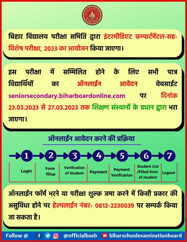 Bihar Board inter Scrutiny: बिहार बोर्ड 12th स्क्रूटनी आवेदन कैसे करें 8 Bihar Board inter Scrutiny Apply Online