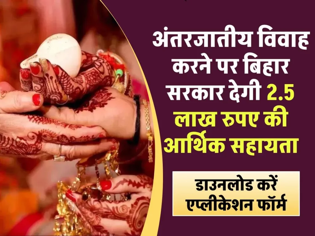 बिहार अंतरजातीय विवाह प्रोत्साहन योजना एप्लीकेशन फॉर्म 2 बिहार अंतरजातीय विवाह प्रोत्साहन योजना एप्लीकेशन फॉर्म